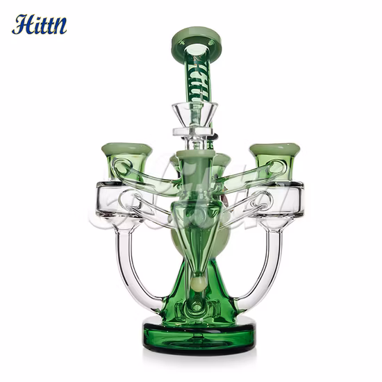 Showerhead Perc with Bowl Glass Smoking Pipe DAB Oil Rig Hookah Bubbler Glass Water Pipe
